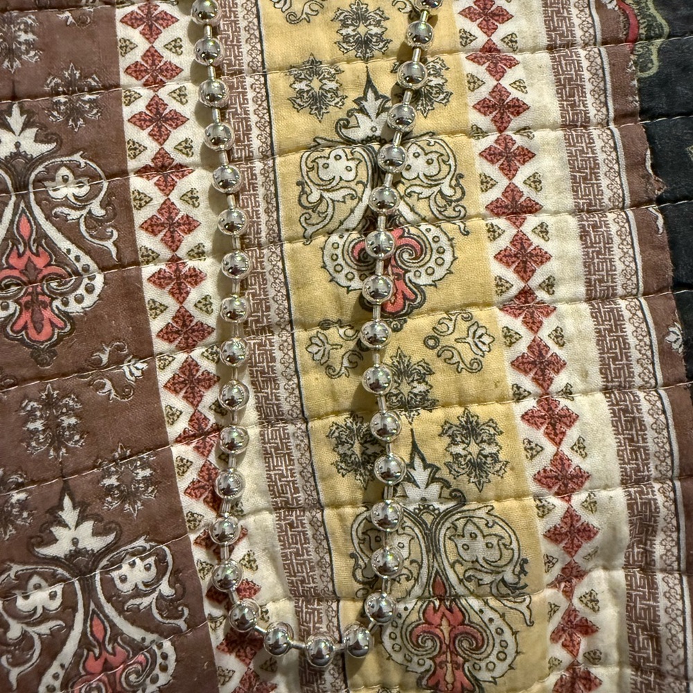 Elegant Silver Beaded Necklace